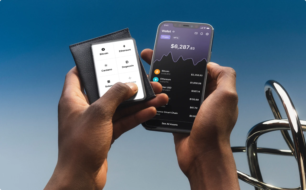 Ledger Live app on phones